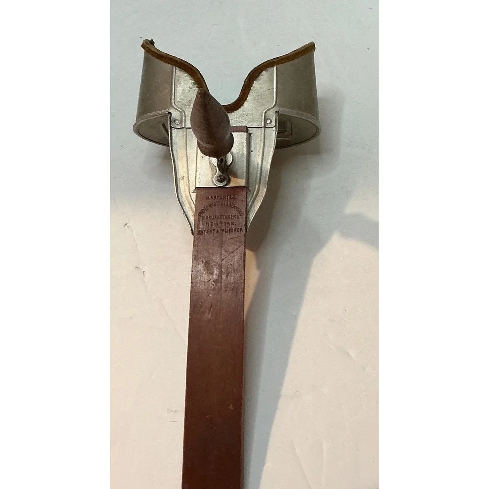 Vintage Stereoscope Viewer Wood Metal Ornate Etched Hood Antique Style